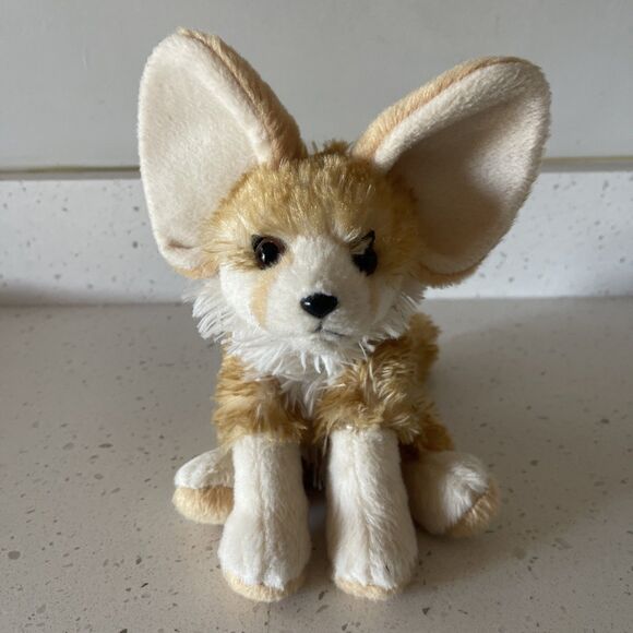 Wild Republic Fennec Fox Plush Realistic Stuffed Animal 9 Inches Desert Africa - Picture 1 of 6